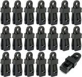 20 pieces - Tent clamps - Tarpaulin clips - Tent clip - tent clip awning clip - camping awning clip - crocodile clips - tarpaulin clip tarpaulin clip - for swimming pools, canopies, caravan awnings, car covers, outdoor tents, canopies and covers - 7.8*2.3