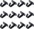12 Pieces - Ceiling Hook Mounting - Stainless Steel Coat Hook - Under the Shelf - Top Mount Towel Hooks - Clothes Hook - For Ceiling Hooks, Under-Shelf Hangers, Towel, Coat Hooks, Bathroom, Kitchen Cabinets