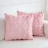 pieces - Pillowcase - Cushion covers - Cushion covers with bow - Decorative pillowcases - Room Decoration - Home Decoration - for the living room, bedroom and sofa - 45*45 cm - pink - (NO cushion core)