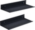 Bathroom Shelf - Wall-Mounted Shower Shelf - 2 Pieces - Soap Holder - Shelf - Modern Design Wall Shelves 30 cm - Bathroom Rack - Organizer - Metal Wall Shelf - Shower Shelf - for Bathroom, Living Room, Kitchen, Office - Shampoo Rack - Black