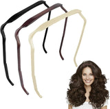 pieces - Glasses headband - Sunglasses hairband - Hairpin - square headbands - headbands for curly hair - hair clips - invisible hair rings - with square heads - hair styling fixing tool - styling accessories - for men and women