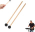 1 pair - Drumsticks - Mallets Sticks - Mallets - Wooden xylophone sticks - - hollow drumsticks - wooden percussion sticks with wooden handle - rhythm sticks - for glockenspiel, wooden block, percussion instruments - 18.7 cm - black