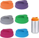 Can Cover - 6 Pieces - Silicone Soda Cans - Can Closer - Silicone Can Lids - Drink Protector - Dust and Spill Anti - Insect Anti - Easy to Clean - Reusable - Fits All Cans - Freshness Cap - 6 Colors