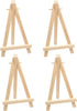 4 pieces - Table easel - Painting easel stand - Painting easel - Desk easel - Wooden easel - Wooden stand - Mini wooden stand - Display rack - mini painting easel - Home decoration - for photos, weddings, birthdays - 8*15 cm