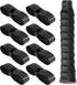 8 pieces - Racket grips - Racket Grip Tape - Badminton grip tape - Tennis racket grip tape - sports accessories - replacement grip - self-adhesive - for tennis rackets, badminton and more - 1100*25*0.6mm - black