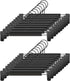 Clothes Hangers - 20 Pieces - Trouser Hangers - Trouser Hangers with Clips - Garment Hangers - Skirt Hangers - Non-Slip Hanger with Clips - Clothes Rack/Coat Rack/Jacket/Trouser Hanger - Space-Saving - Adjustable Clip Hangers, Garment Coat Clothes Jeans H