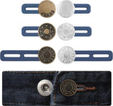 pieces jeans button extenders - Buttonhole Extender - Trouser Widening Button - Waistband Extenders - Unisex - Instant Waist Extender Buttons - Trouser Extender - Jeans Trouser Extender - No Sewing Required Jeans Waist Extenders