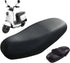 Motorcycle Seat Cover - Electric Bike Seat Cover - Scooter Seat Cover - Rain Seat Cover Scooter - Waterproof PU Scooter Seat Cover - Universal Seat Cover - Wear-Resistant Waterproof Cover - Seat Cover - For Most - 80*60 cm - Black
