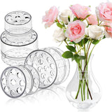 4 pieces - Bouquet Twister - Flower Holder - Rotating Flower Holder - Reusable Flower Holder - Stem Holder - Flower Arranging - DIY Flower Arrangement Stand - Flower Arranging Tools - Bouquet Supplies - 9 holes/19 holes - Transparent