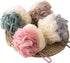 4 pieces - Bath sponge - Bath sponges - Shower sponge - Shower puff - Massage sponge - Scrubbing sponge - Bathroom accessories - Shower - Bath sponges - Soft sponge - Reusable - 19*12 cm