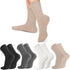 4 pairs - Yoga Socks - Pilates Socks - Non-slip Yoga Socks - Yoga Socks for women - sports socks - non-slip mid-tube socks - cotton pilates socks - breathable cotton socks - non-slip socks - for ballet, yoga, dance, pilates and fitness