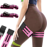 Resistance Bands - Resistance band - Booty bands - Fitness Elastic - Fitness Resistance Bands - Booty bands for training - Blood flow restriction bands - Adjustable BFR training bands - for training your glutes, squat, thighs - Pink
