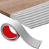 Threshold ramp - 1 m*10mm*50mm - Rubber threshold aid - Threshold ramps - Driveway ramp - Threshold ramps for doors - Loading ramp - Threshold plate - Anti-slip - self-adhesive rubber threshold ramp - for wheelchairs, strollers and scooters - grey