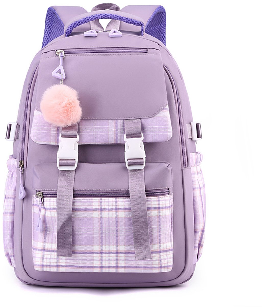 Girls School Student School Bag Outdoor Backpack - Youth school bag - Backpack - Pink - Luxury Backpack - Laptop bag - School bag - Backpack - Rucksack - Large Women's Backpack - Waterproof Women's Travel Backpack - Rucksack - Teenagers - with Laptop Comp
