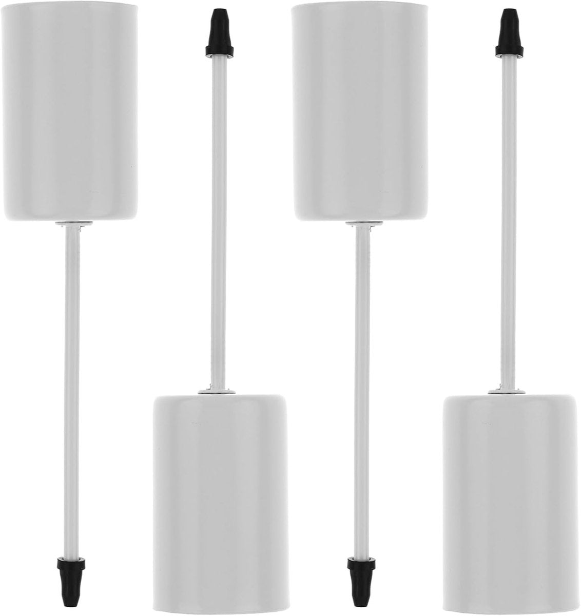 4 pieces - Candle holder - candle holder - candlestick - Christmas wreath candle holders - metal candlestick - Christmas decorations - home decoration - candle accessories - 2.5*2.5*11 cm - white
