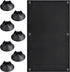 Blackout roller blind - No drilling required - 96 x 100 cm - Portable blackout curtain for windows - with 7 suction cups - Thermal insulation, Sun protection, Roller blind for skylight, Bedroom, Garden, Car - Black