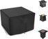 82*82*61 cm - Square Fire Pit Cover - Patio Fireplace Cover - Waterproof Square Outdoor Fire Pit Cover - Barbecue Stove Cover - Dust Cover - Square - Heavy 420D Oxford Fabric - Outdoor Fireplace Cover - Black