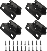 pieces - Hinges - Kitchen cabinet hinges - Cabinet door hinges - Furniture hinges - Flap hinge - Interior door hinges - surface-mounted hinges for kitchen cabinets - semi-concealed cabinet hinges - with screws - for cabinet doors, cabinets - black