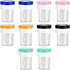 Lens case - 10 pieces - Contact lens holder - lens cleaning container - portable contact lens cleaner - contact lens cleaner - contact lens container cleaner - contact lens case - plastic - Manual contact lens cleaner - Travel storage set