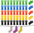 Sock dryer - 50 pieces - Sock clips - Pegs - Colorful sock clips - Plastic sock clamps - Anti-loss drying rack - Sock drying rack - Sock drying rack - Drying carousel - 5 colors