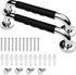 2 Pieces Toilet Grab Bars - 30 cm - Wall Grab Bar - Non-Slip Bathroom Grab Bars - Shower Grab Bars - Non-Slip Grab Bar - Toilet Grab Bar - Bathroom Grab Bars - Extra Grip - Stainless Steel Grab Bar for Shower - Shower Grab Bar - for the Elderly/Disabled/C
