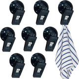 8 pieces - Suction cup clips - Shower curtain clips - Shower curtain clamps - Multifunctional storage clip - Windproof protective clips - shower curtain clips with suction cup - for car sunshades, refrigerator, notes, ticket and photo organization - 30*35
