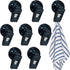 8 pieces - Suction cup clips - Shower curtain clips - Shower curtain clamps - Multifunctional storage clip - Windproof protective clips - shower curtain clips with suction cup - for car sunshades, refrigerator, notes, ticket and photo organization - 30*35