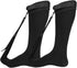 2 Pieces - Plantar fasciitis night stockings - Plantar fasciitis compression stockings - Adjustable - Foot drop support recovery stockings - Foot drop corrector - Super stretch - Black - L