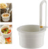 Drain Basket - Drain Filter - Sink Storage Holder - Faucet Hanging Strainer - Sink Drain Basket - Sink Strainer Basket - Sink Food Waste Collection Bin - Sink Trash Can - Plastic Kitchen Sink Strainer - Food Fruit Vegetable Drying Rack - White
