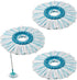 3 pieces - Mop refill - Replacement mop head - Suitable for Leifheit Clean Twist Disc Mop - Clean Twist Disc Mop Head - Mop Head Replacement Covers - Replacement Clean Twist Disc Mop - efficient water absorption - strong cleaning - 35 cm