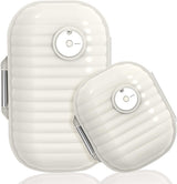 2-Piece 7-Day Pill Box - travel medicine boxes - 7-day medicine box - Medicine box with sturdy closure - Pill box - waterproof - for pills, storage, sorting and more - Pill boxes with 7 compartments - Portable - Large+Small