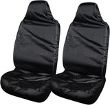 2 pieces - Car seat covers - Seat cover - Universal truck seat cover - Universal car seat covers - Waterproof - Front seat cover - dust cover - with storage bag - 138*56 cm - black