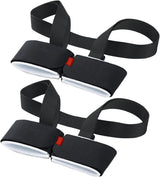 2 x Adjustable Ski Carrier - ski carrier straps - Ski accessories - Snowboard straps - Ski carrying strap - Winter sports ski carrying strap - Ski straps - Sled straps - Portable ski straps - Winter sports - for children and adults