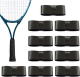 10 pieces - Racket grips - Racket Grip Tape - Badminton grip tape - Tennis racket grip tape - anti-slip grip tape for tennis rackets - replacement overgrip - sports accessories - for tennis rackets, tennis, squash - 1200*25*0.6mm - black