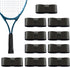 10 pieces - Racket grips - Racket Grip Tape - Badminton grip tape - Tennis racket grip tape - anti-slip grip tape for tennis rackets - replacement overgrip - sports accessories - for tennis rackets, tennis, squash - 1200*25*0.6mm - black