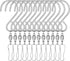 Set of 12 wind swivel hooks - Suitable for 360-degree hanging plants - Double 360-degree rotatability - Wind chimes, light clips - Bird feeders - Bird baskets - Bird baths - Hanging plant clips
