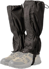 Waterproof Gaiters - 1 pair - Hiking Gaiters - Waterproof Gaiters - Hiking Gaiters - Leg Covers - Shoe Covers - Gaiters - Adjustable Gaiters - Hiking Shoe Accessories - for hiking, skiing, walking, climbing - black