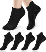pairs - Socks - Pilates socks - Yoga socks - Non-slip socks - Pilates non-slip socks - Women's non-slip socks - non-slip yoga socks - floor socks for home - for Pilates, trampoline, fitness, ballet - black