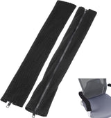 1 pair - office chair armrest covers - Office chair armrest cover - Computer chair armrest cover - Removable - Elastic - Waterproof - Chair armrest covers - Dust cover - Armrest protector - for desk and gaming chairs - 45*16 cm - black