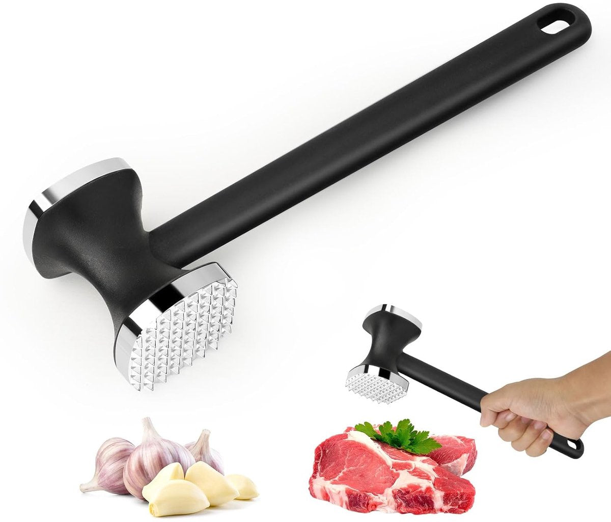 Double-sided meat tenderizer - High quality - Ergonomic design