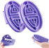 pieces - Massage Brush - Meridian Pressure Brush - Dry Brushing - Essential Oil Brush - Bath Brush - Body Scrub Bath Body Brush - SPA Massager - for Meridian Scalp Full Body Relaxation Massage, relieves muscle tension - Purple