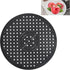1 Piece Silicone Sink Mat - Washbasin Mat - Sink Mat - Sink Mats - Rubber Countertop Mat for Sink - Cuttable - Foldable - Non-slip - Round sink mat - Protective mat - For countertop - Round Black - ø 31 Cm