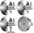 pieces - 6*6*5.5 cm - Suction cup hooks - Hooks with vacuum suction cup - towel hooks without drilling - waterproof - suction cup hook for shower, bathroom, kitchen, glass door - silver