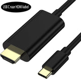 USB C to HDMI cable (6FT) - USB C HDMI cable - 4K Ultra HD, High-Speed - USB C HDMI cable - HDMI USB C cable - HDMI to USB C cable - USB Type C to HDMI cable for home office