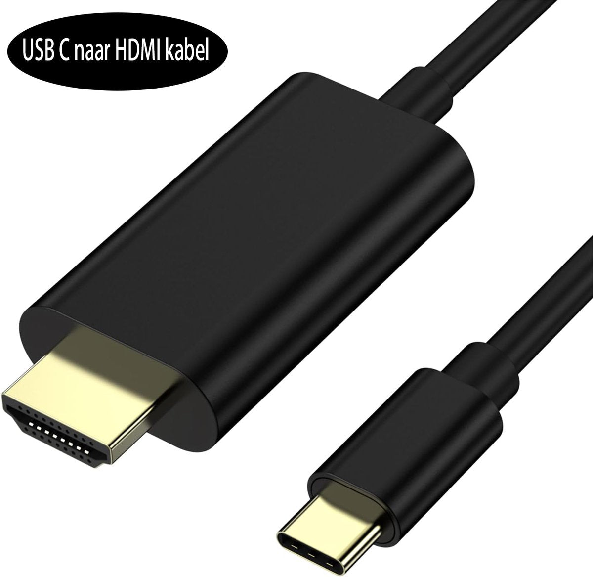 USB C to HDMI cable (6FT) - USB C HDMI cable - 4K Ultra HD, High-Speed - USB C HDMI cable - HDMI USB C cable - HDMI to USB C cable - USB Type C to HDMI cable for home office