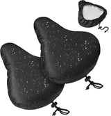 2 pieces - Bicycle Saddle Cover - Bicycle Saddle Cover - Waterproof Saddle Cover - Cover for Bicycle Saddle - Rain Cover - Saddle Cover - with drawstring - outdoor saddle cover - bicycle accessories - waterproof - universal - rain and dust protection - 24