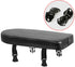 Rear bicycle cushion - with a pair of bicycle pedals - black PU rear saddle - mountain bike back cushion - wide soft cushion - comfortable bicycle cushion - bicycle accessory - for school, sports, trail riding - 30*15*3.5 cm - black