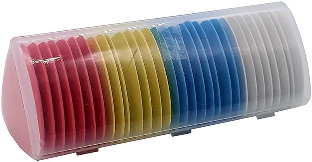 30 pieces - Triangular tailor's chalk - sewing chalk - tailor's chalk - fabric markers - quilting supplies and accessories - sewing accessories - 4.8*4.8 cm - 4 colors