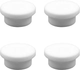 Washbasin Overflow Ring - 4 Pieces - Overflow Rings - Bathroom Overflow Ring - Sink Overflow - Drain Plug - Overflow Cover for Washbasin - Sink Overflow Ring - Round Hole Cover - Overflow Cover - For Sink, Washbasin and Kitchen
