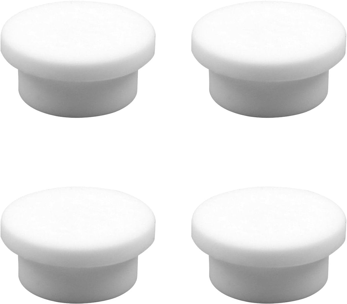 Washbasin Overflow Ring - 4 Pieces - Overflow Rings - Bathroom Overflow Ring - Sink Overflow - Drain Plug - Overflow Cover for Washbasin - Sink Overflow Ring - Round Hole Cover - Overflow Cover - For Sink, Washbasin and Kitchen